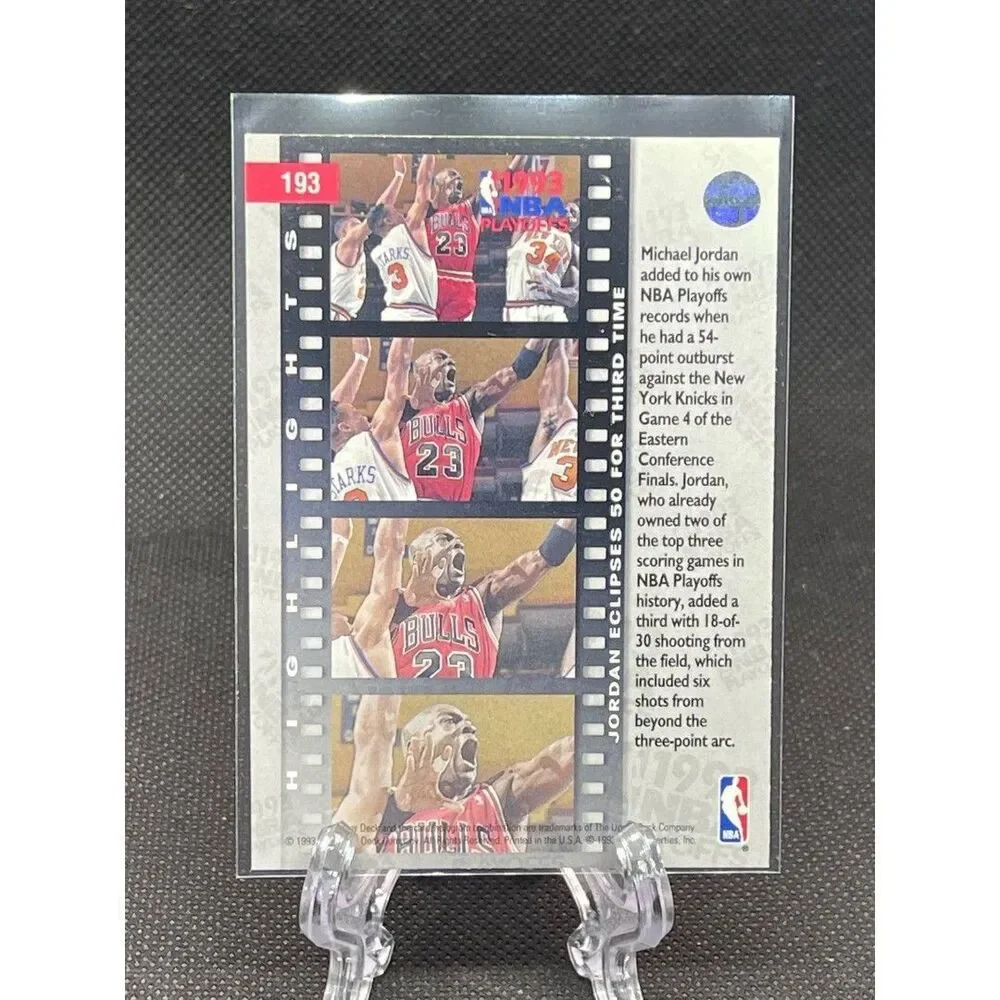 Michael Jordan Card 1993-94 Upper Deck NBA finals #193